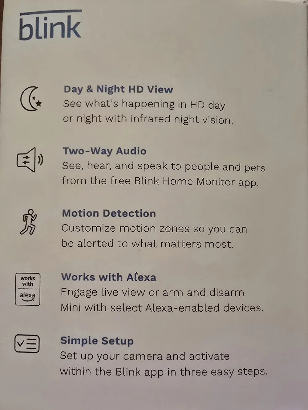 Blink Mini Indoor Security Cameras
